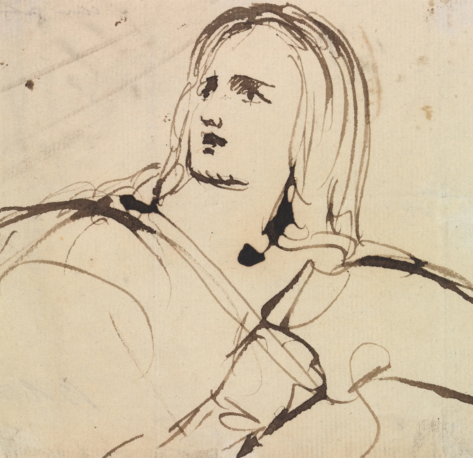 Study For, Christ’s Entry into Jerusalem. (1810 to 1820) av Benjamin Robert Haydon