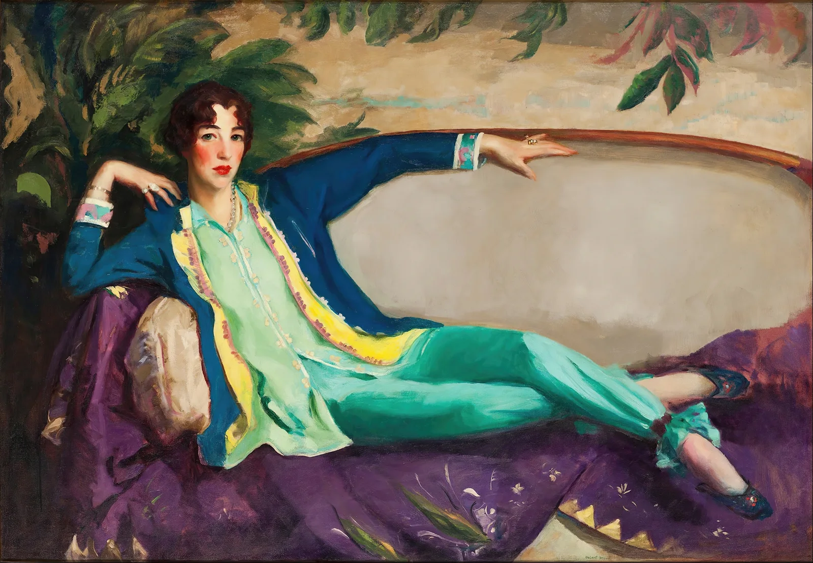 Gertrude Vanderbilt Whitney av Robert Henri