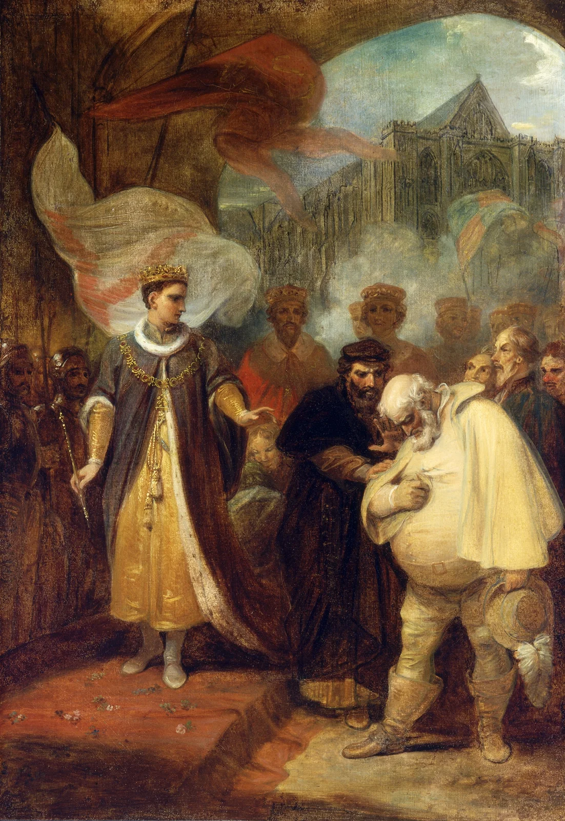 Falstaff rebuked av Robert Smirke