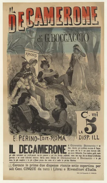 Il Decamerone di G. Boccaccio av Ottavio Rodella Tavio