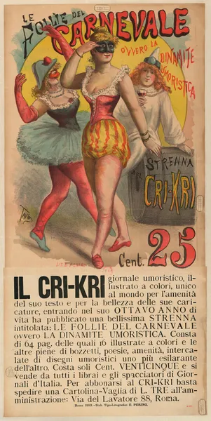 Le Follie del carnevale ovvero la dinamite umoristica av Ottavio Rodella Tavio