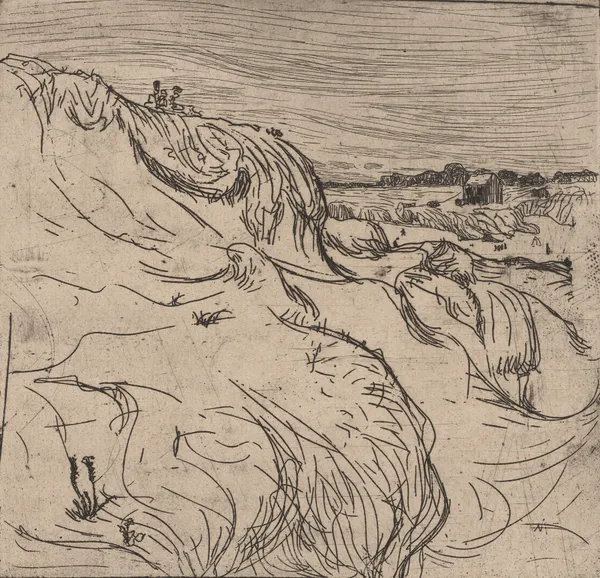 Dune et maison au Pouldu av Roderic O'Conor