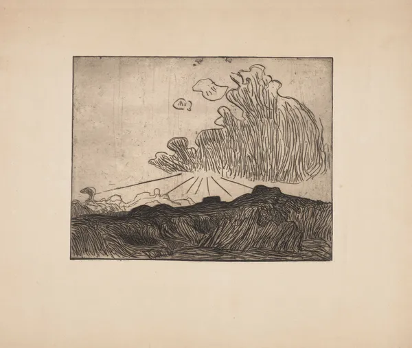 Effet du soleil dans un nuage av Roderic O'Conor