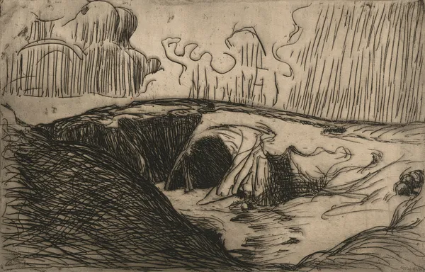 La falaise av Roderic O'Conor
