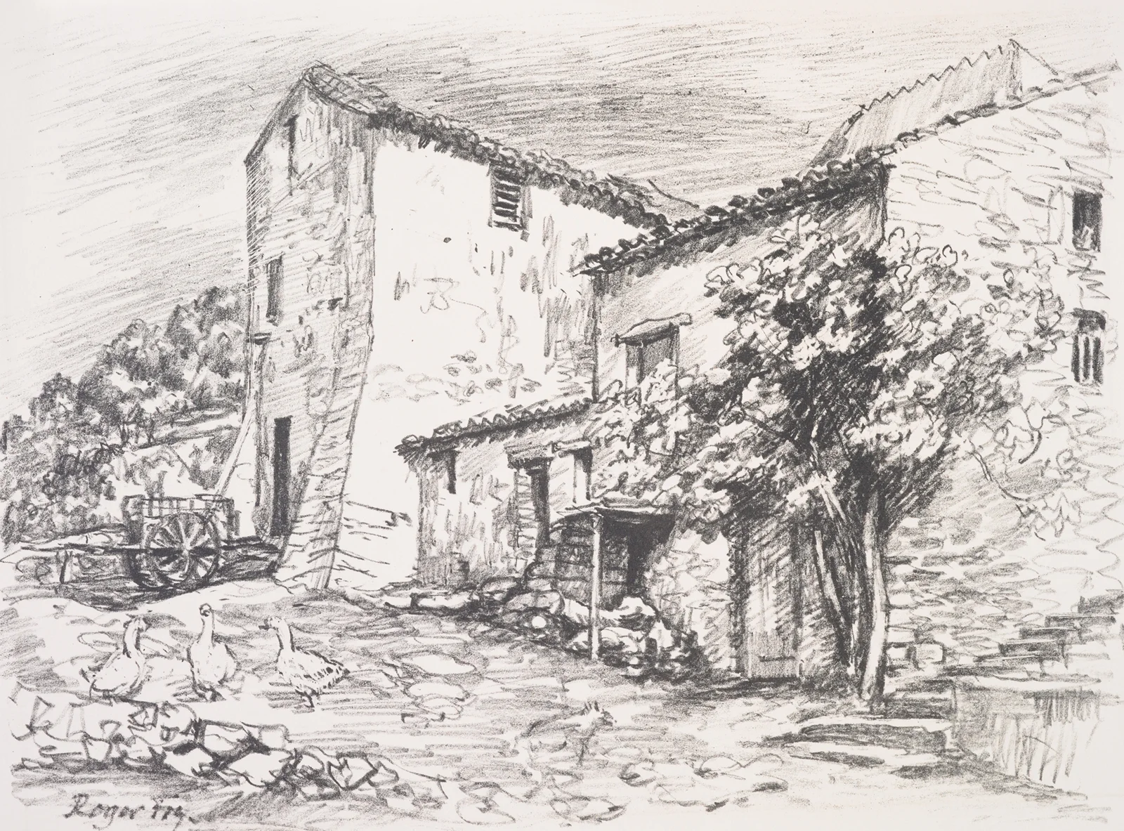 Farmhouse av Roger Fry
