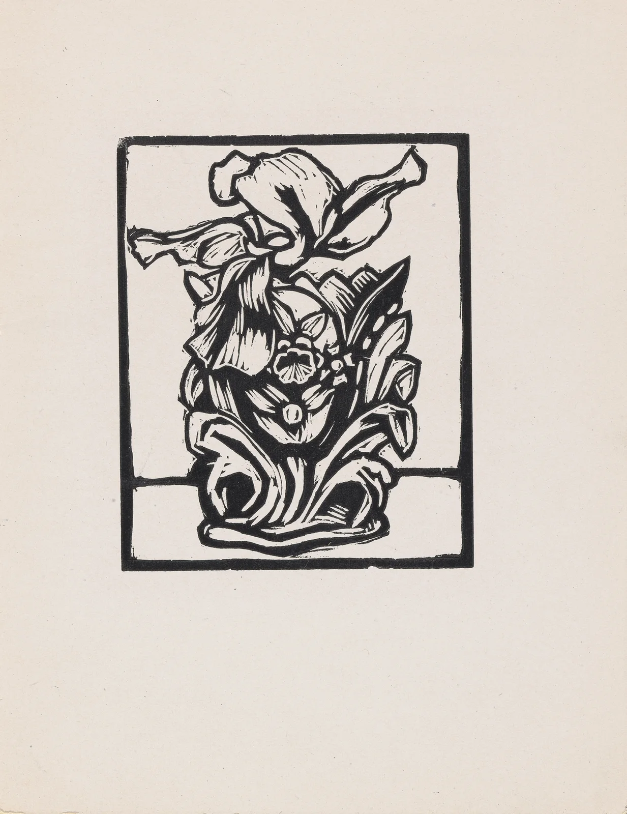 Iris & Vase av Roger Fry