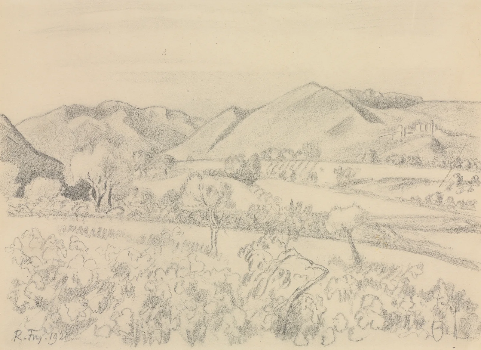Landscape av Roger Fry