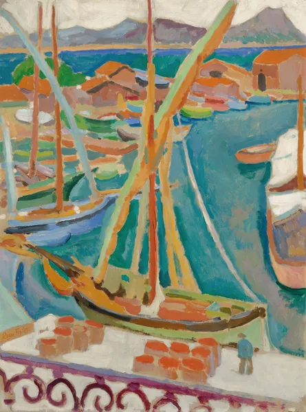 The Quay, St Tropez av Roger Fry