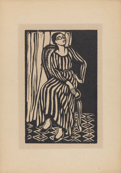 The Striped Dress av Roger Fry