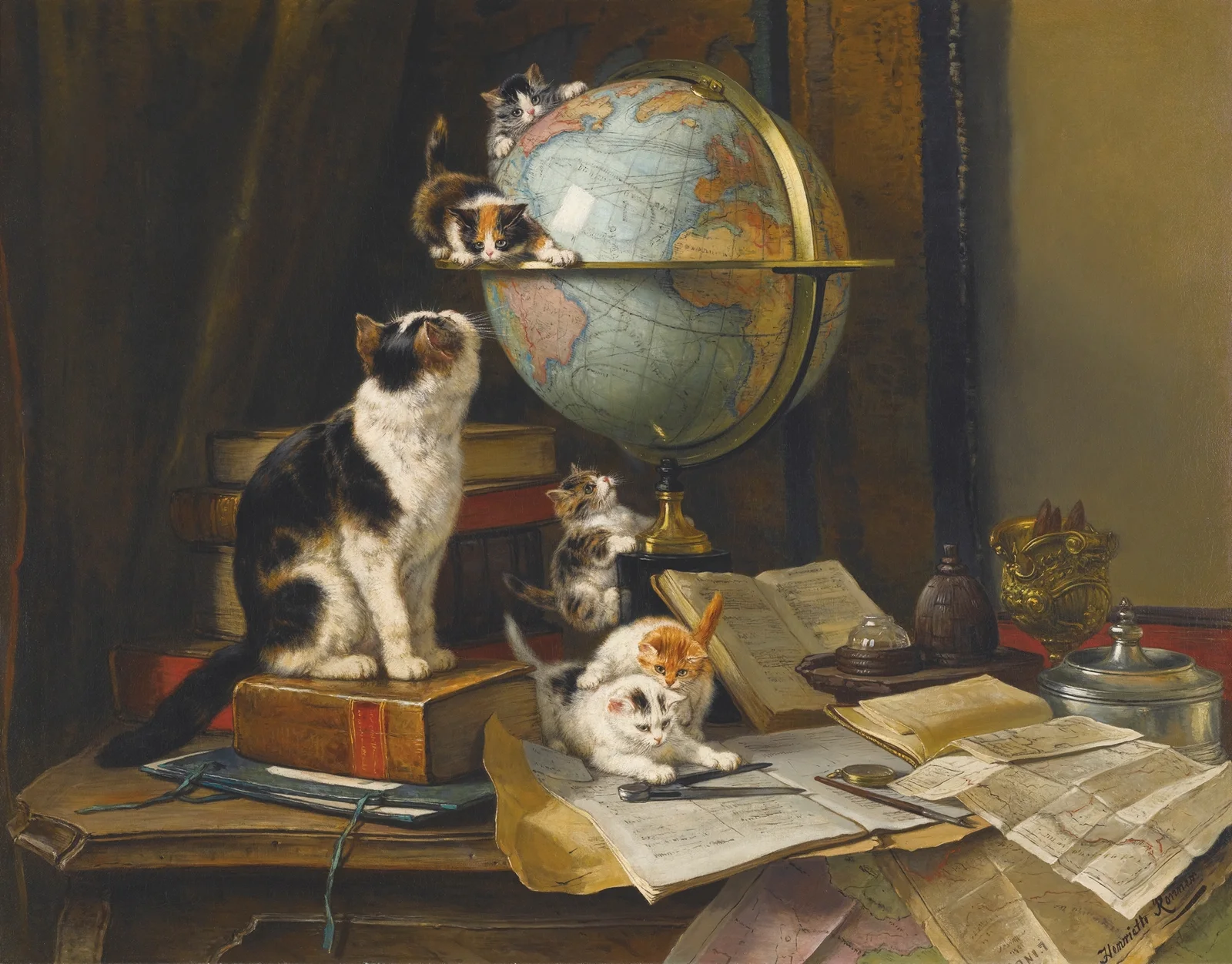 The Globetrotters av Henriëtte Ronner-Knip