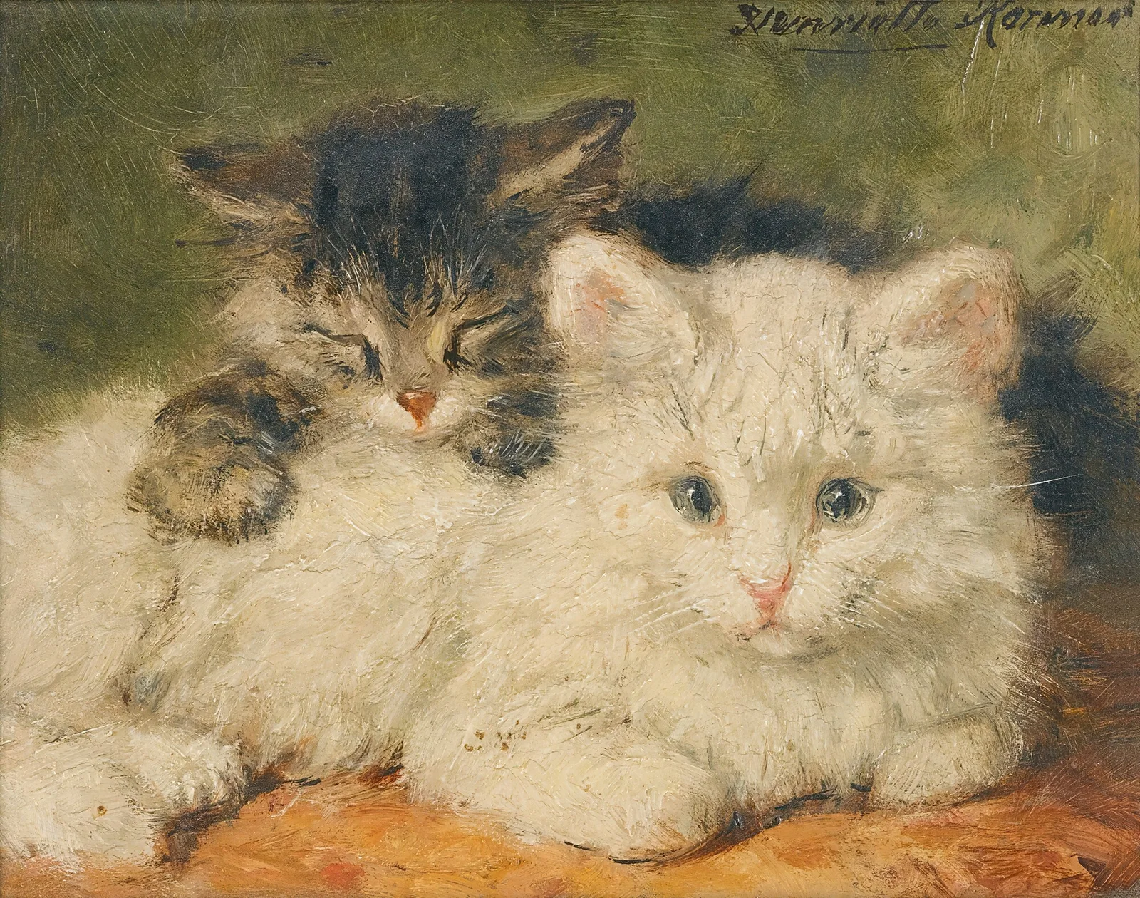 Two Kittens av Henriëtte Ronner-Knip