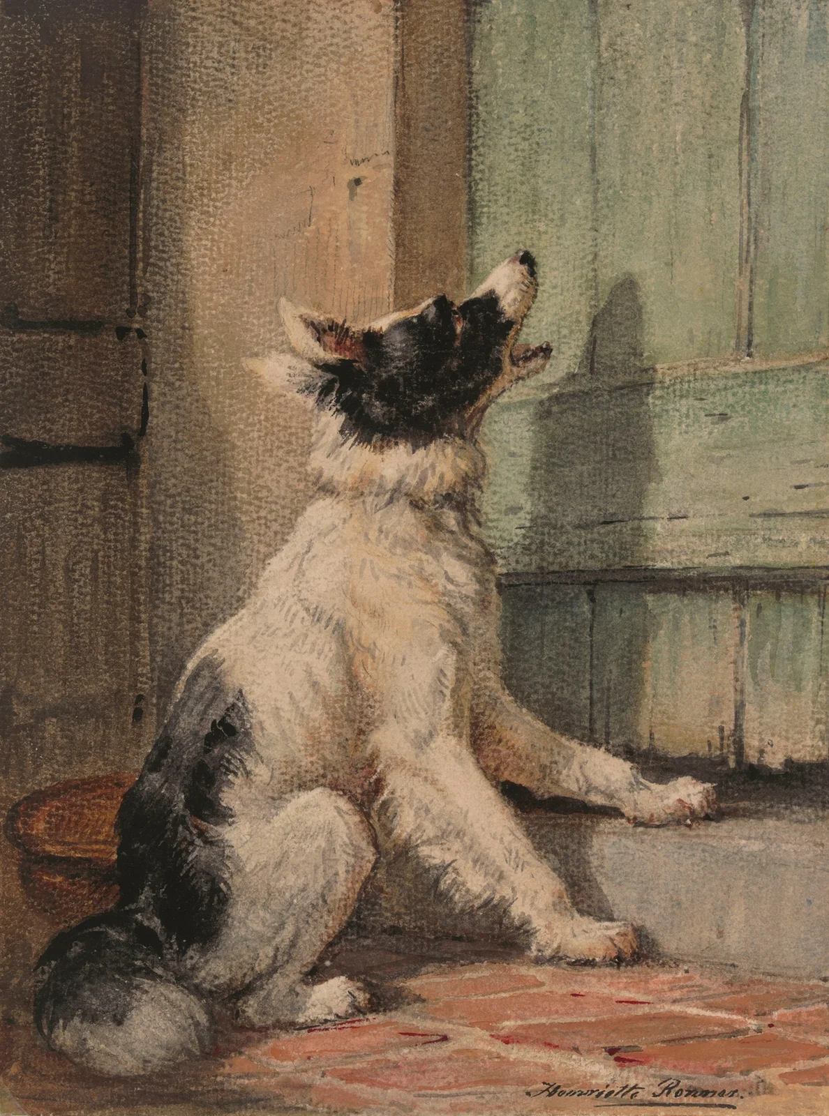 Waiting av Henriëtte Ronner-Knip