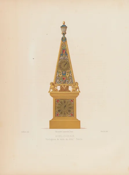Horlogerie de table du XVIIe Siècle av Joseph Rose Lemercier