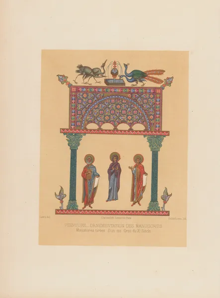 Miniatures tirées d’un ms. Grec du Xe Siècle av Joseph Rose Lemercier