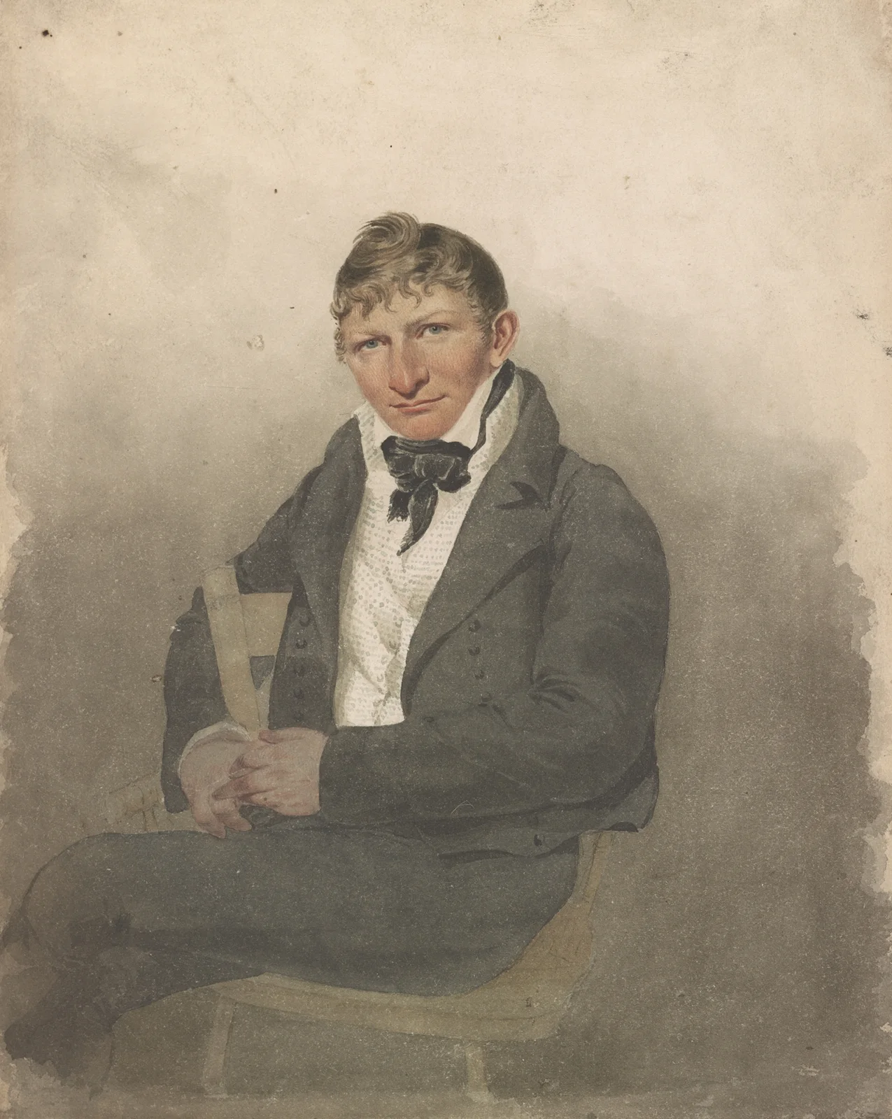 John Rubens Smith, self-portrait av John Rubens Smith