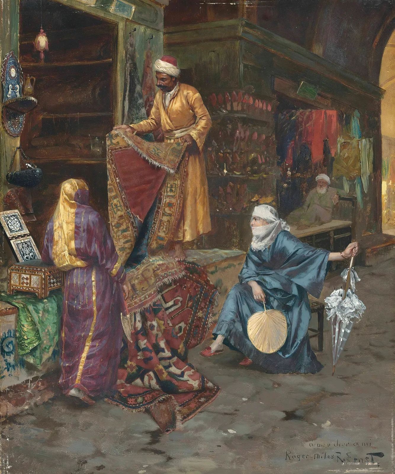 The Carpet Seller av Rudolf Ernst