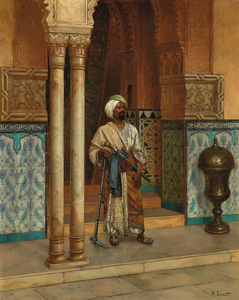 The Palace Guard av Rudolf Ernst