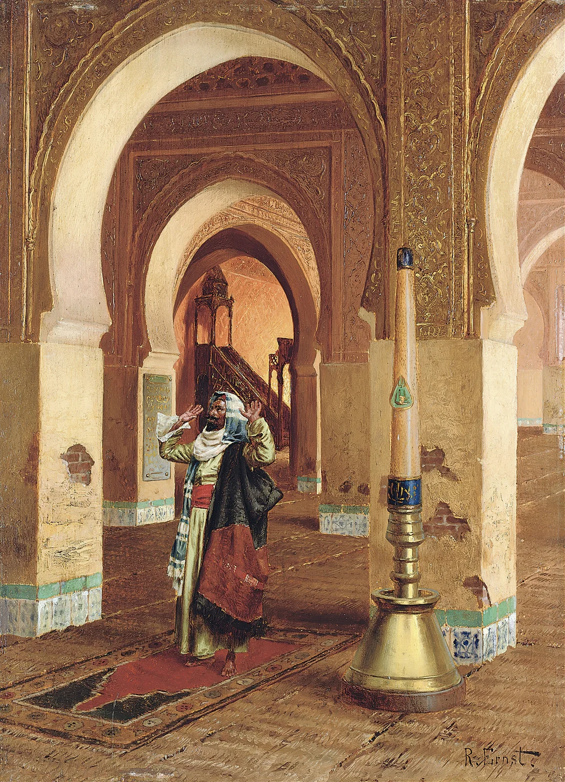 The prayer av Rudolf Ernst