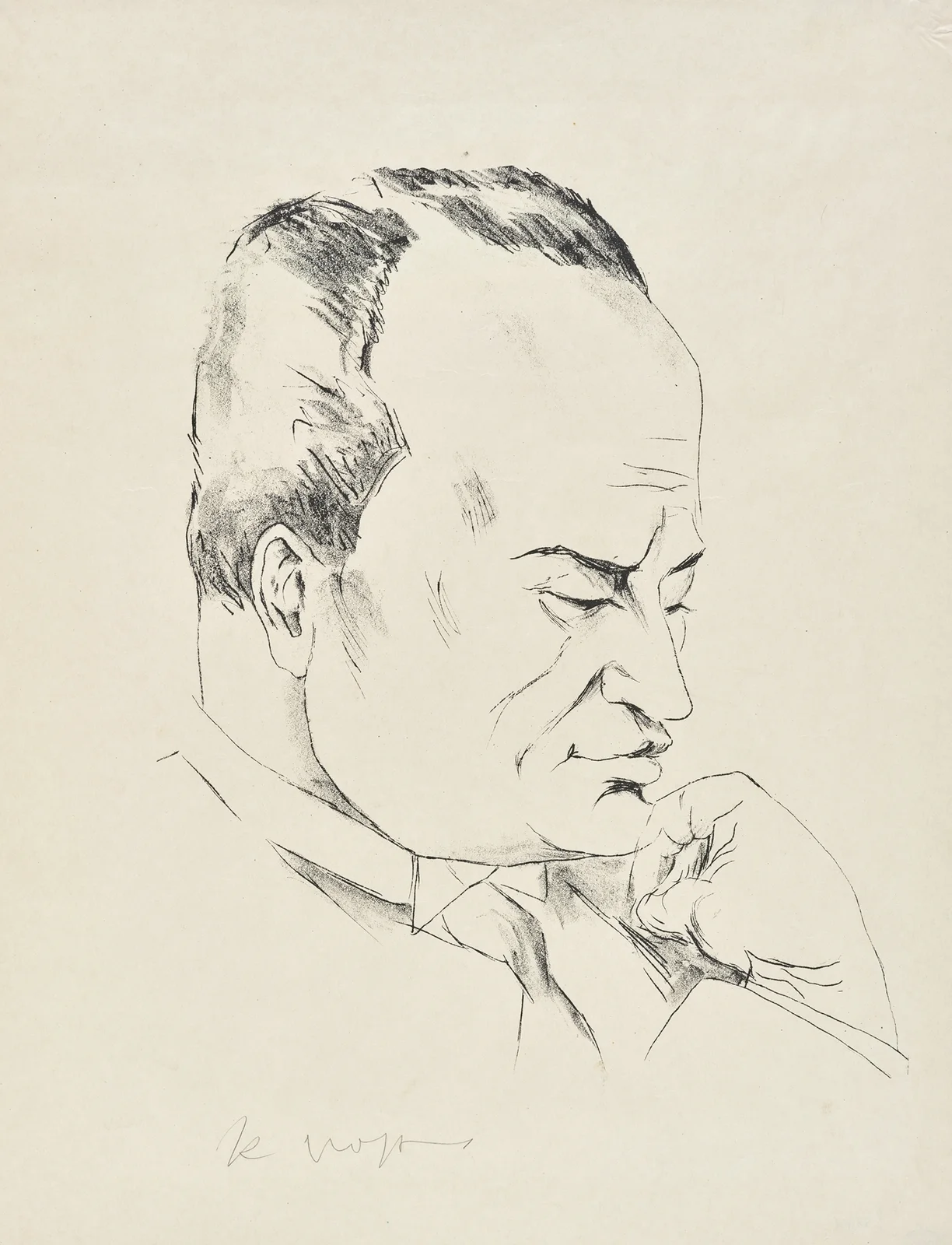 Benito Mussolini av Rudolf Grossmann