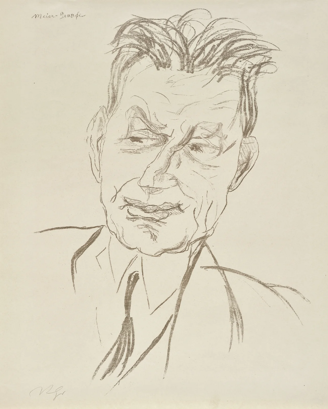 Julius Meier-Graefe, 1925 av Rudolf Grossmann
