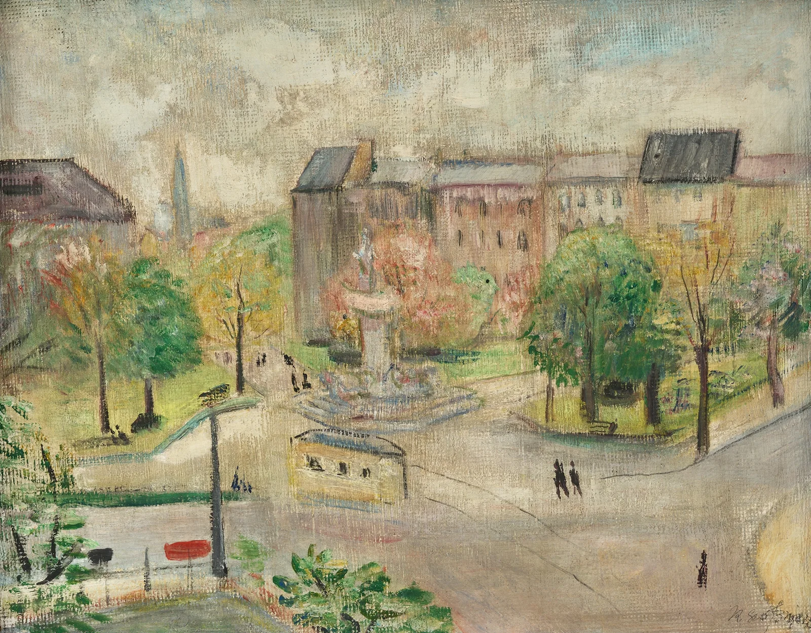 Lützowplatz av Rudolf Grossmann