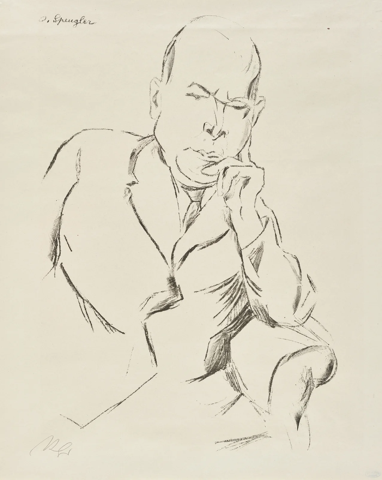 Oswald Spengler av Rudolf Grossmann