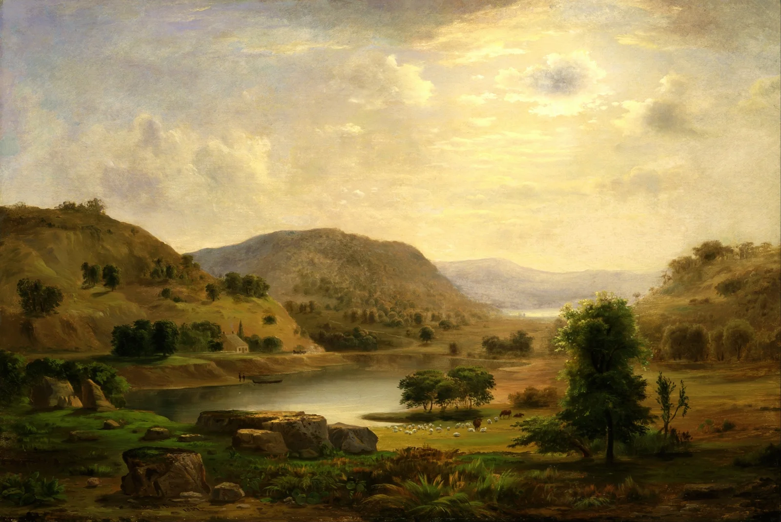 Valley Pasture av Robert S. Duncanson