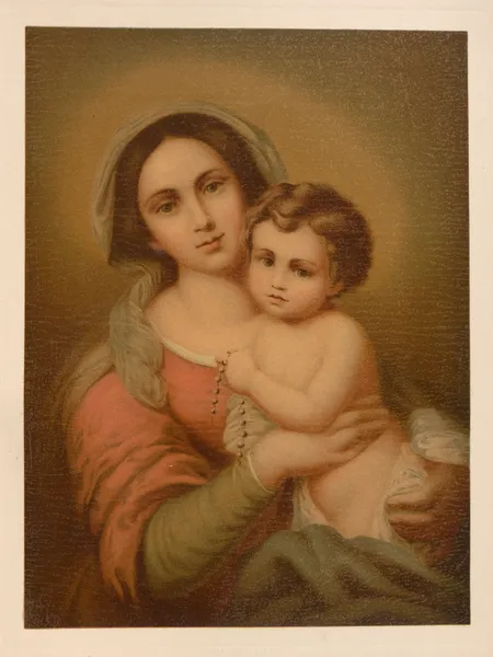 Mary with the Child av Jan Ladislaw Sýkora