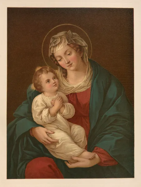 Mary with the Child Jesus av Jan Ladislaw Sýkora