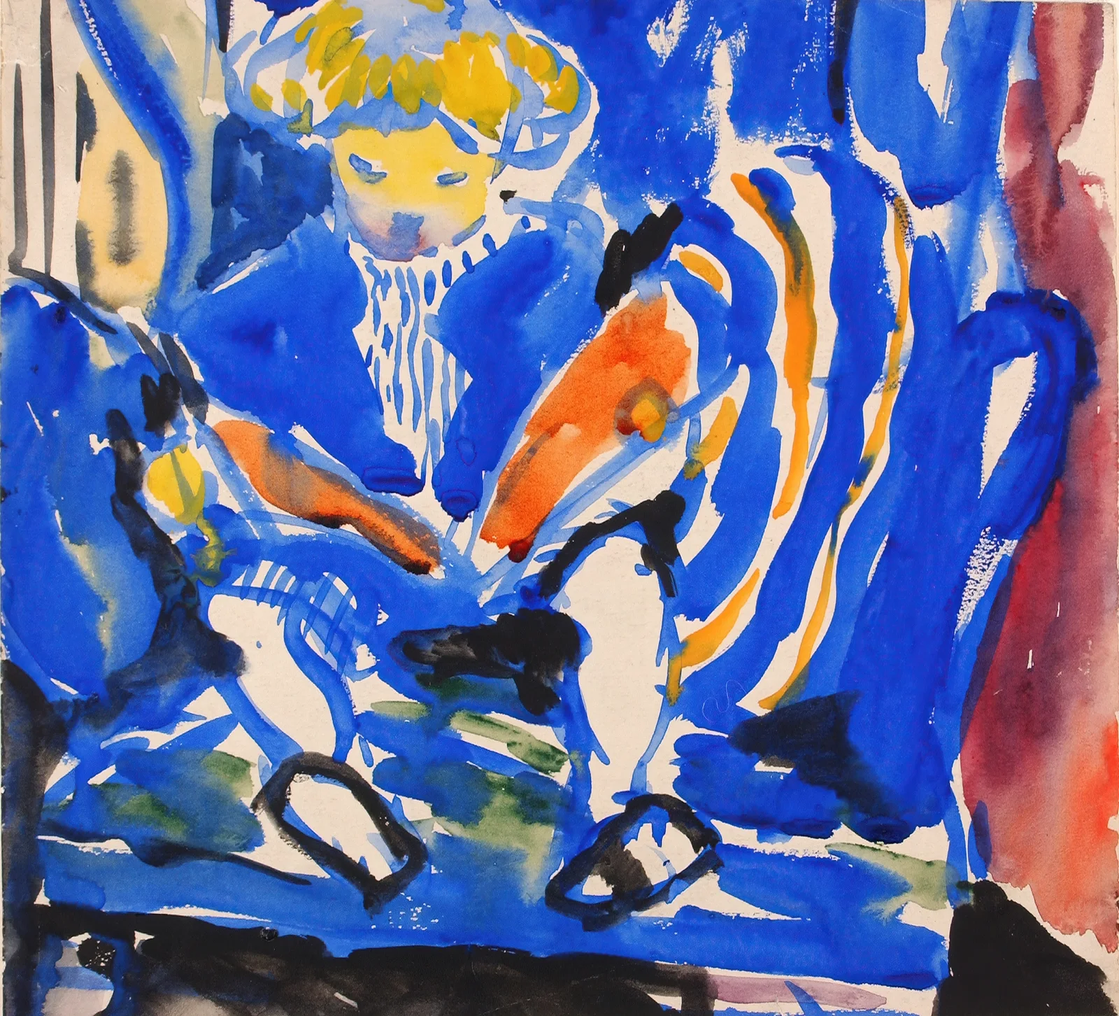 Child Reading av Henry Lyman Saÿen