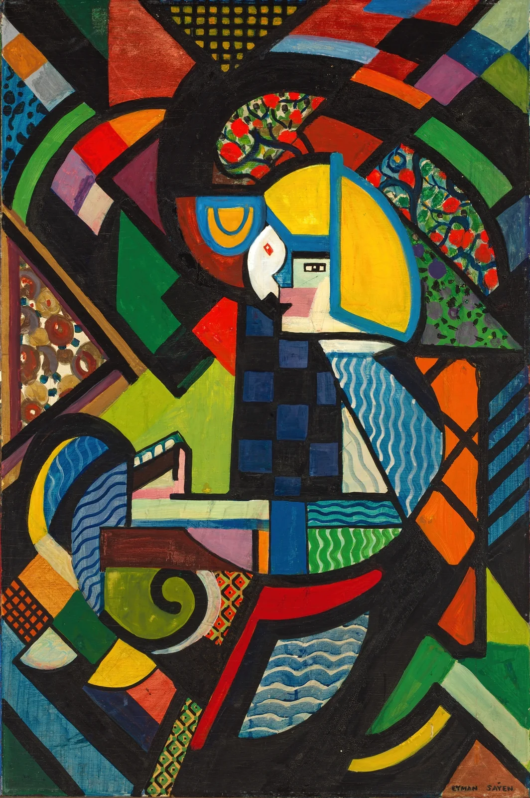 Daughter in a Rocker av Henry Lyman Saÿen
