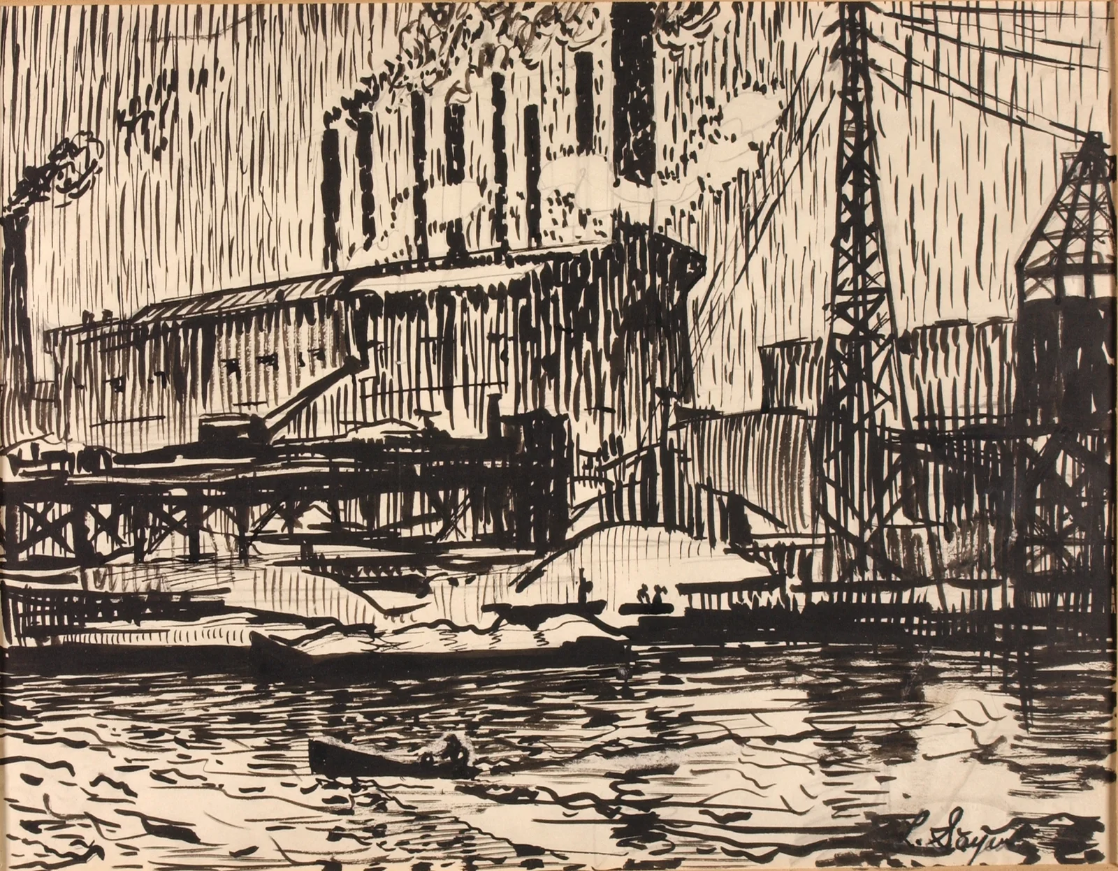 Schuylkill no. 5 av Henry Lyman Saÿen