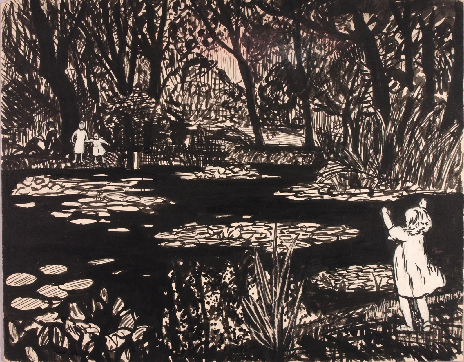 Untitled (Lily Pond) av Henry Lyman Saÿen