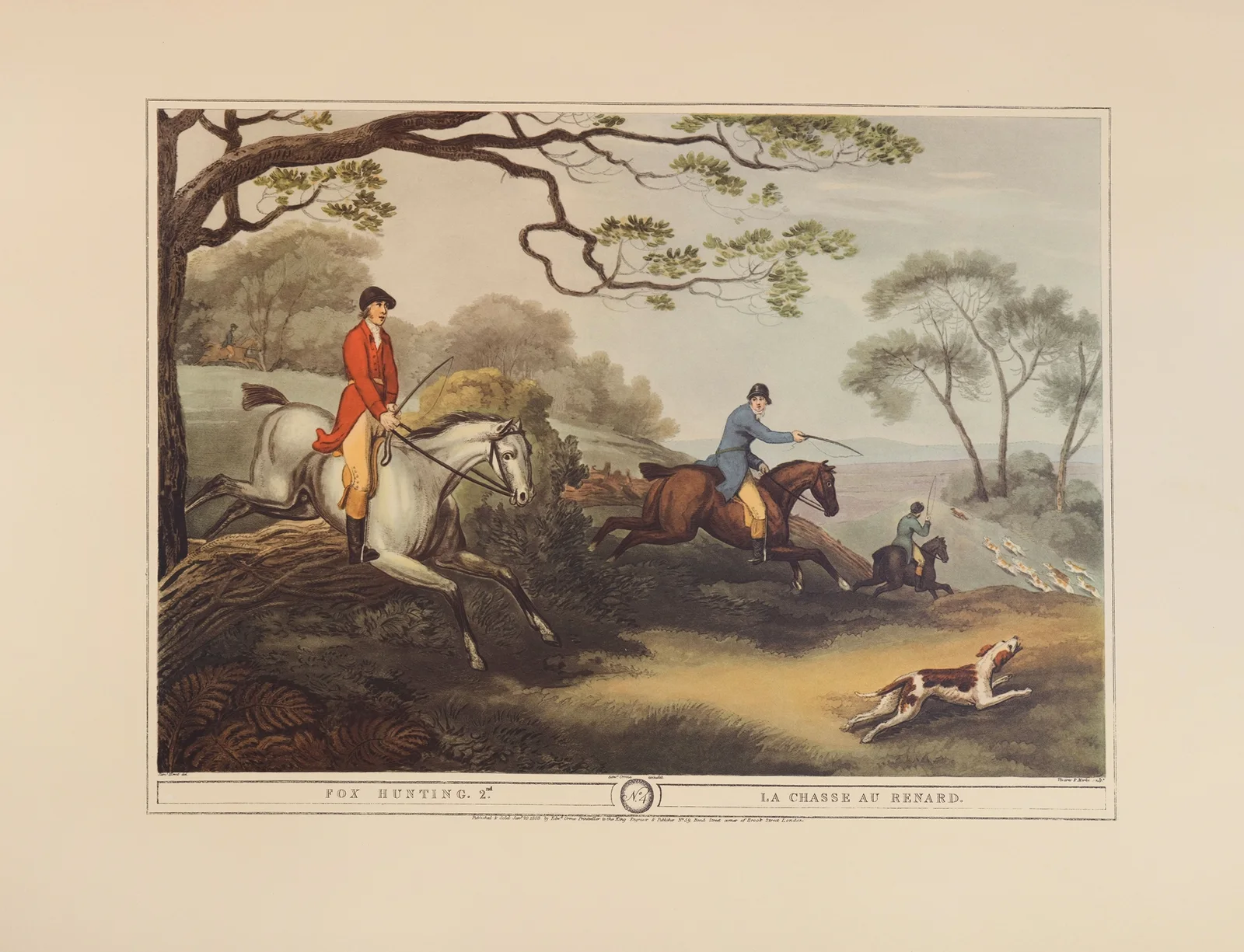 Fox Hunting, 2 (19th century) av Samuel Howitt