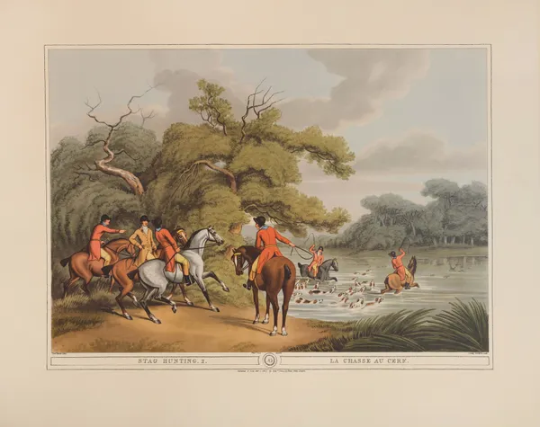 Stag Hunting, 2 (19th century) av Samuel Howitt
