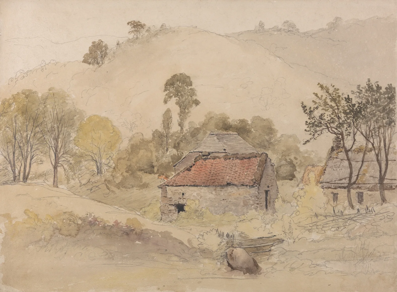 The Barns av Samuel Palmer