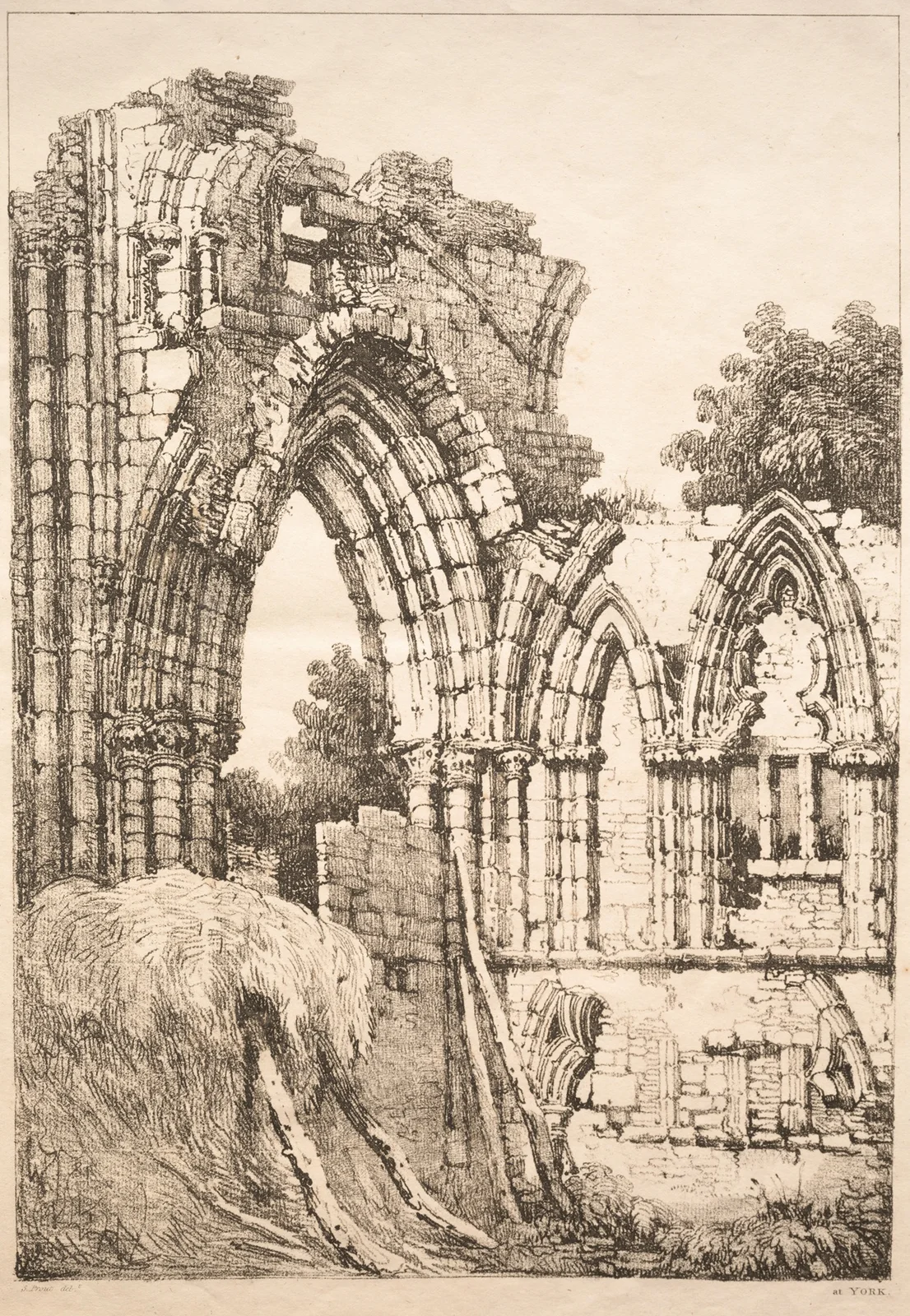 At York, Ruins av Samuel Prout
