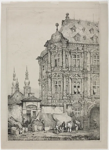Castle of Martinsburg, Mainz, Germany av Samuel Prout