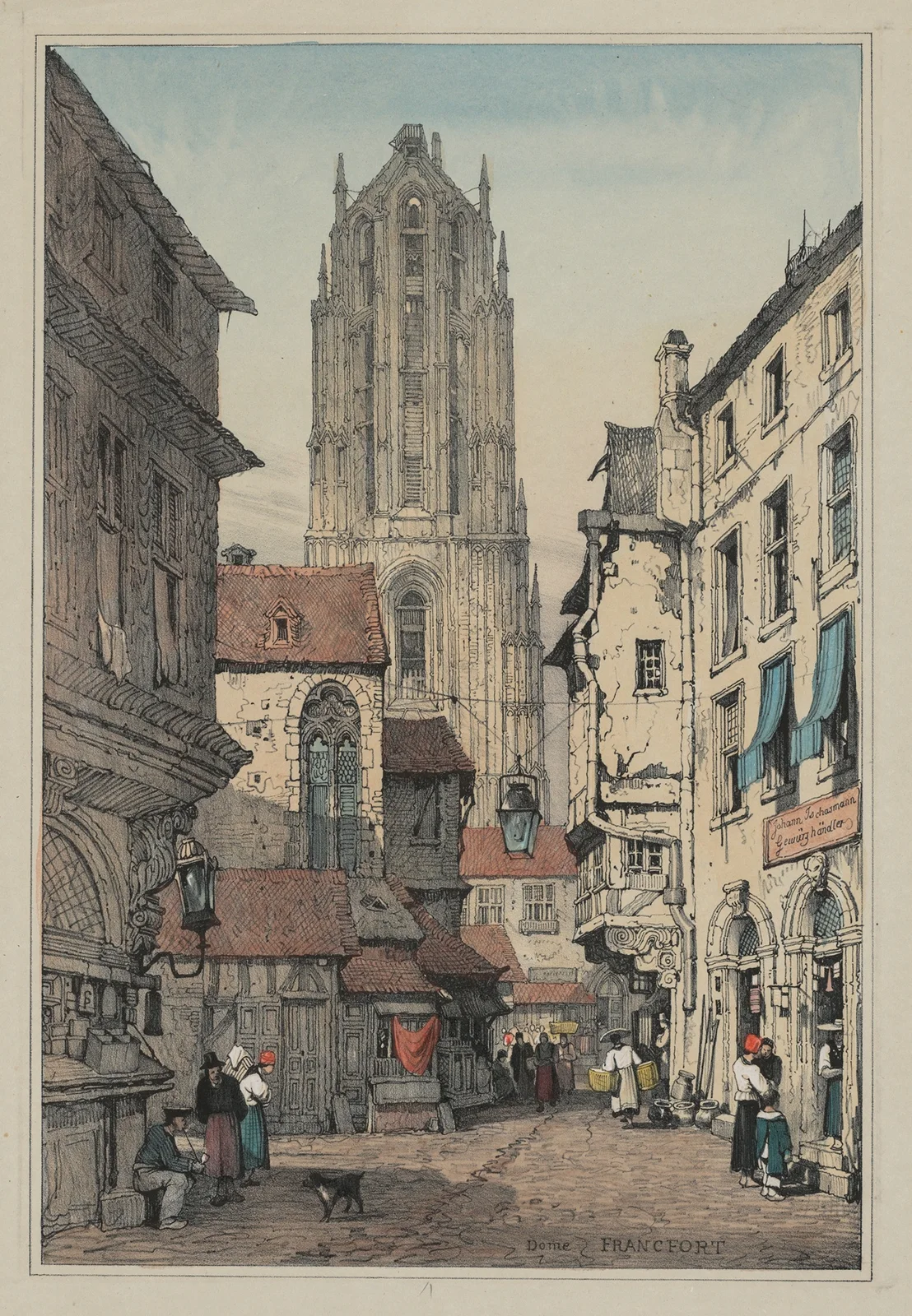 Dome, Francfort av Samuel Prout