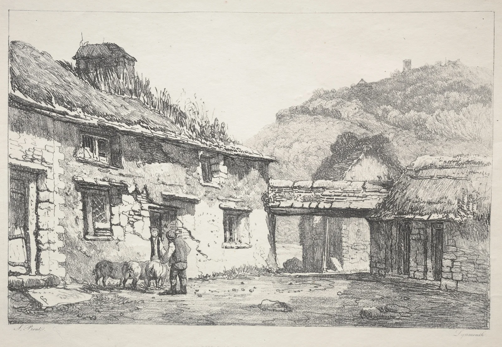 Lynmouth av Samuel Prout
