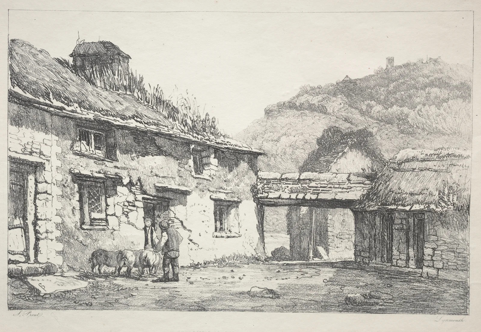 Lynmouth av Samuel Prout