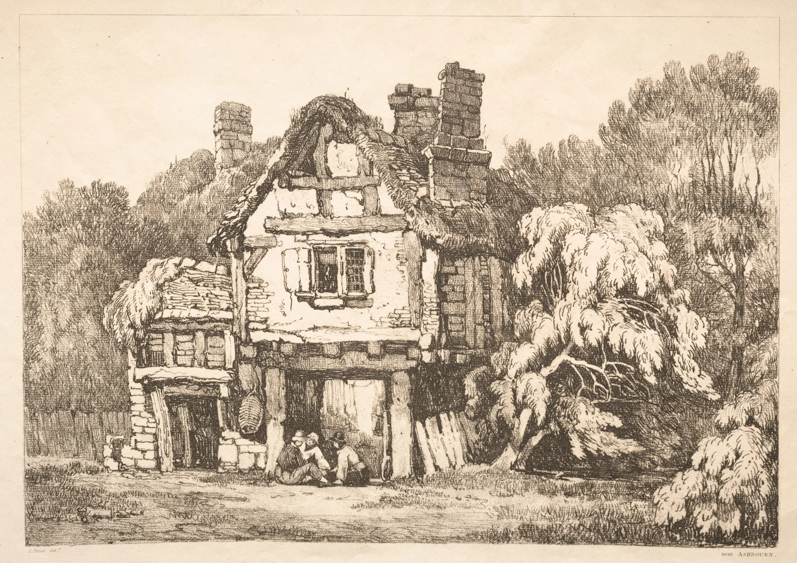 Near Ashbourn av Samuel Prout