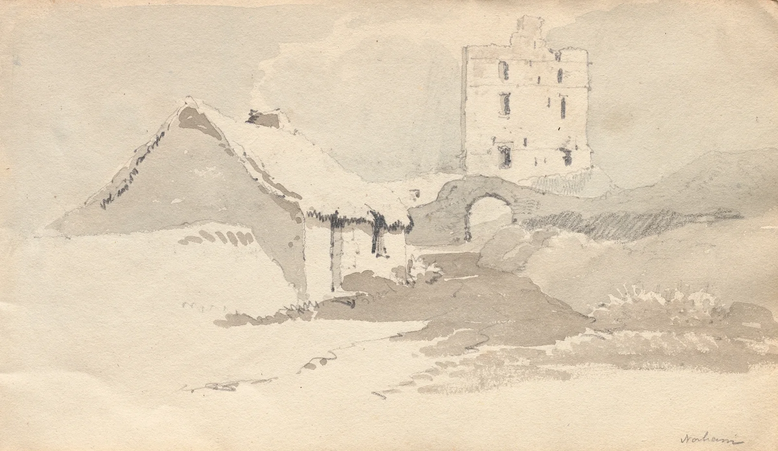 Norham av Samuel Prout