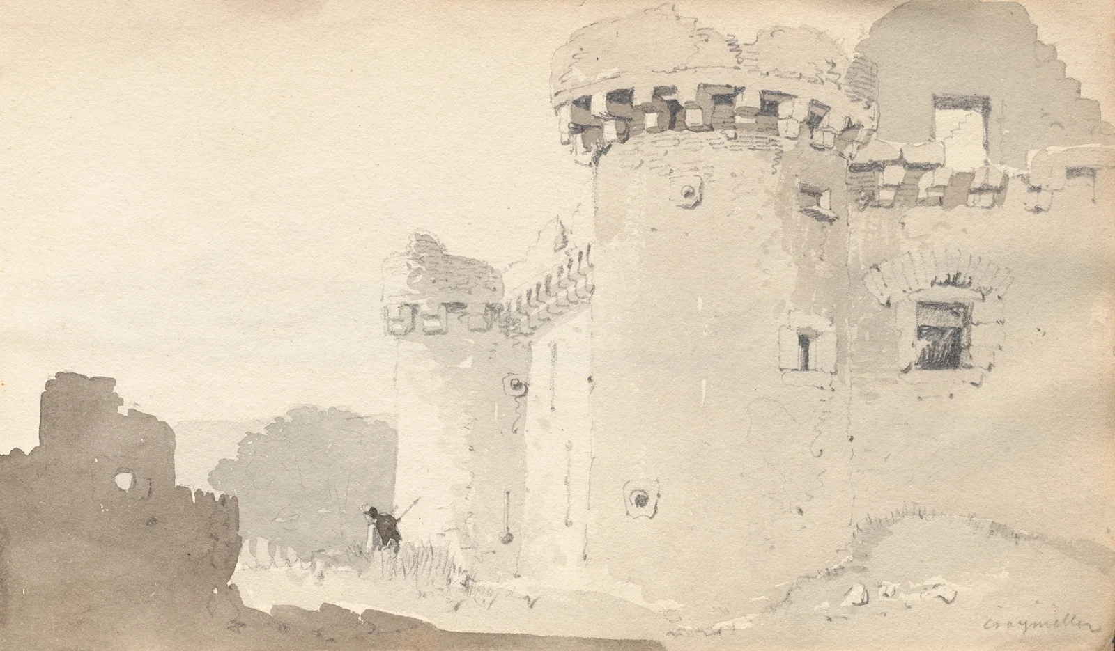 Ruined Castle av Samuel Prout