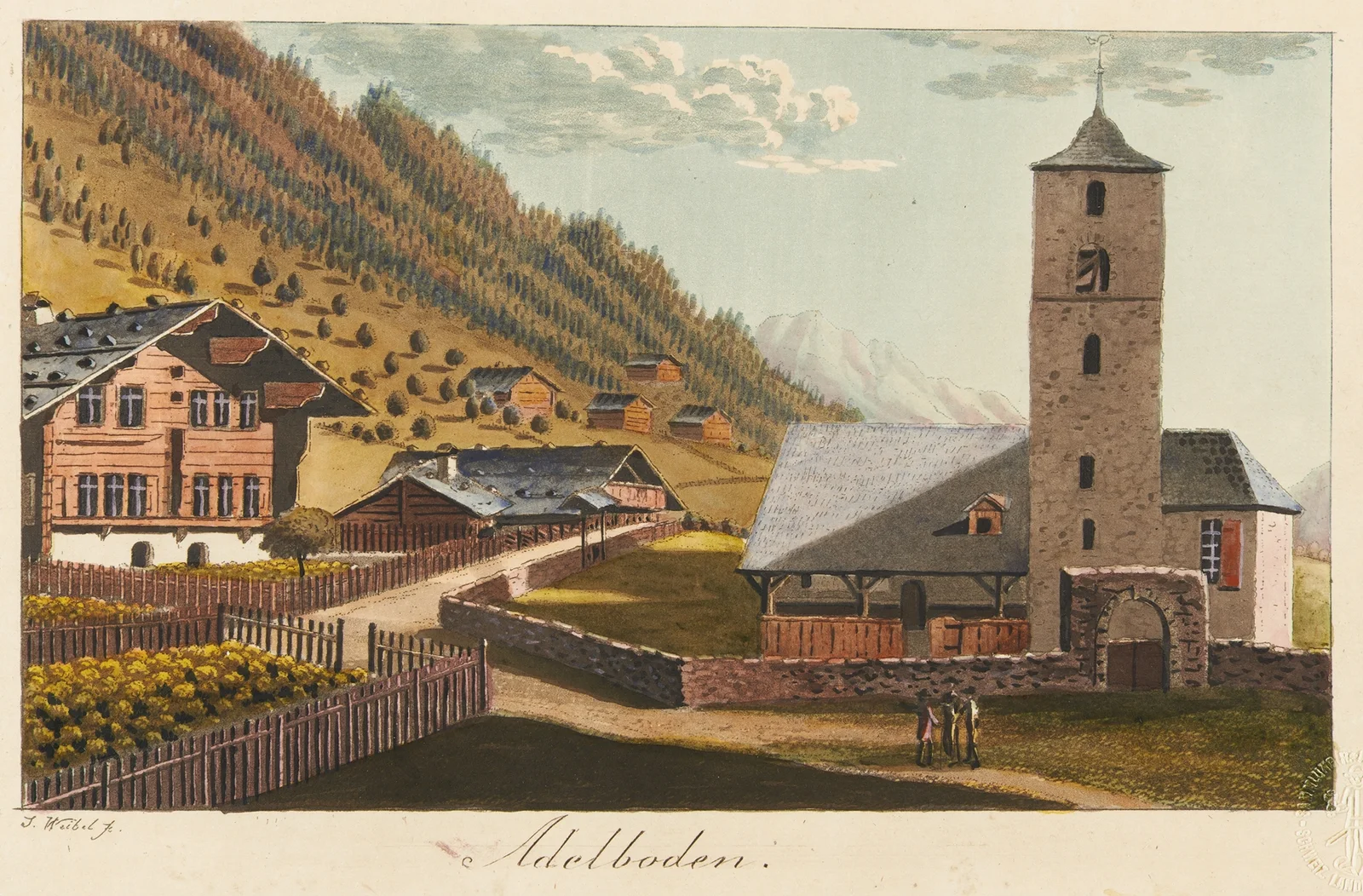 Adelboden av Jakob Samuel Weibel