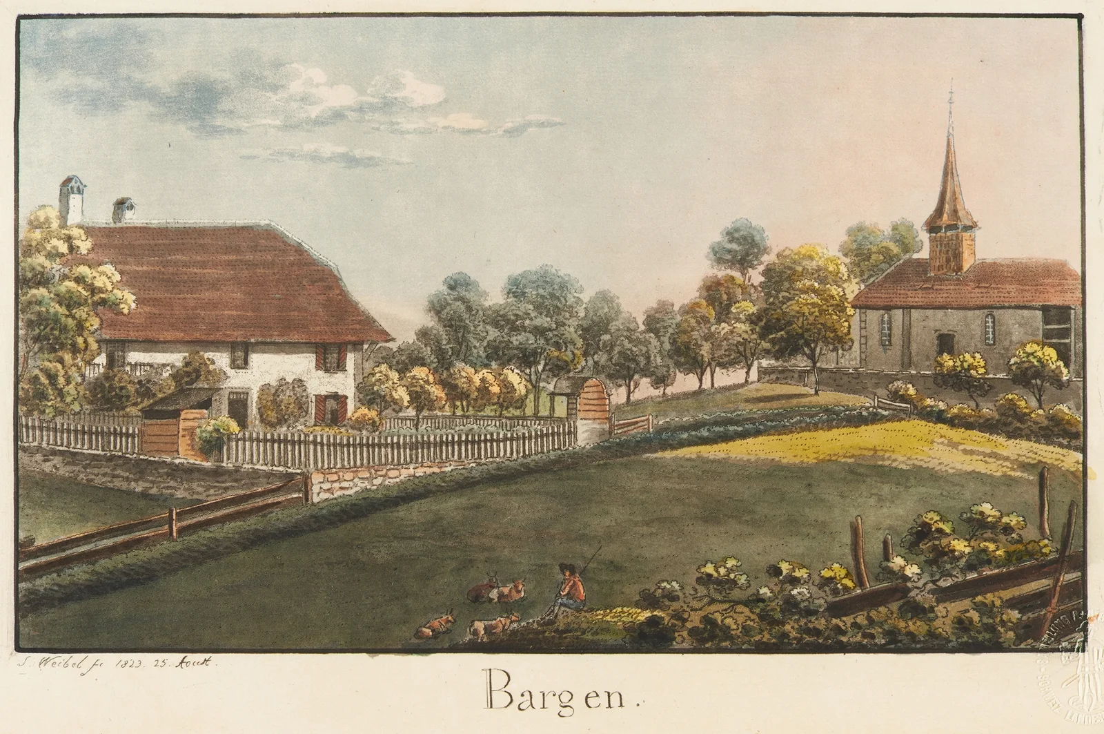 Bargen av Jakob Samuel Weibel
