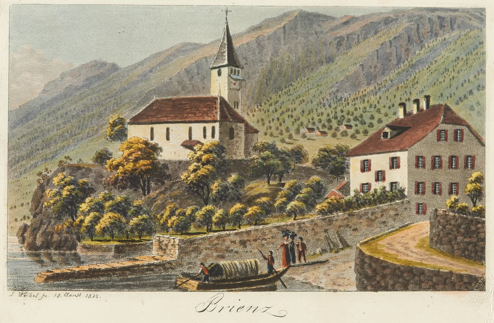 Brienz av Jakob Samuel Weibel