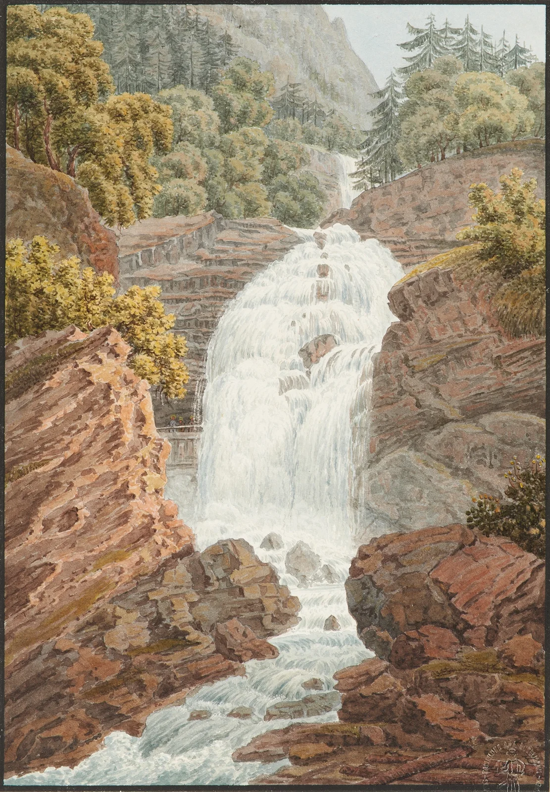 La Giesbach av Jakob Samuel Weibel