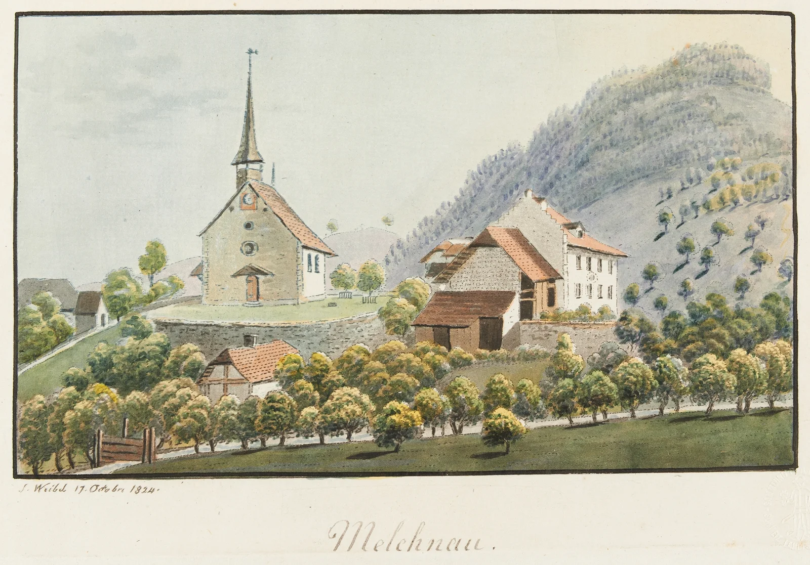 Melchnau av Jakob Samuel Weibel