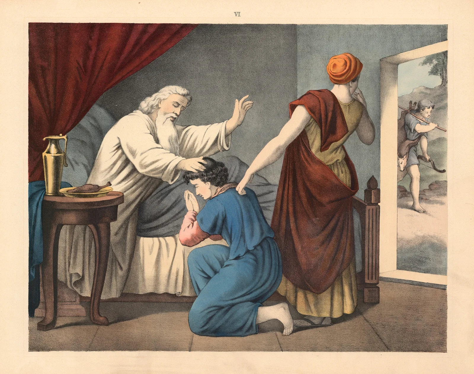Isaac blesses Jacob av Sandberg
